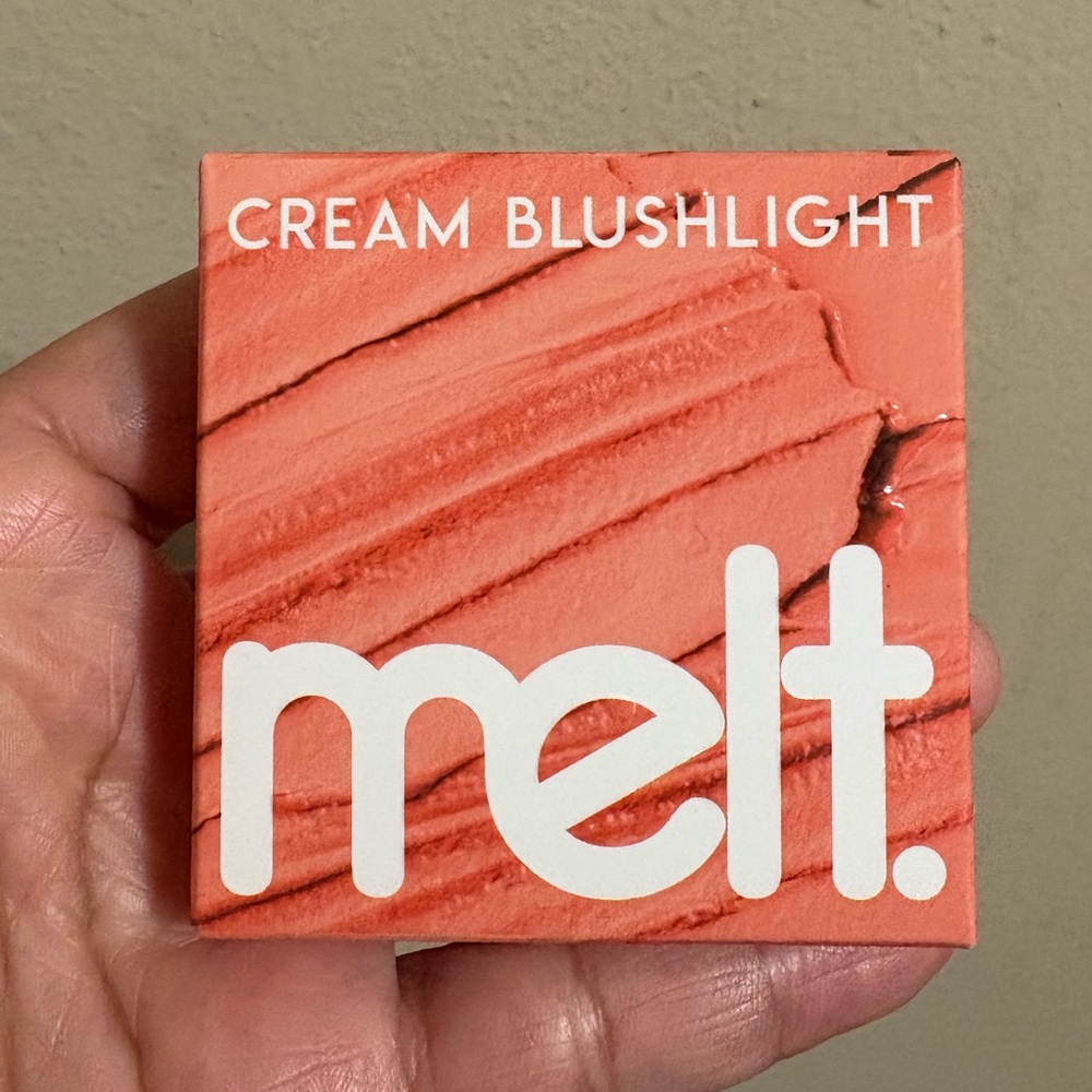Melt Cosmetics Honey Thief Cream Blush - Soft Coral Pink Brand New Never Used